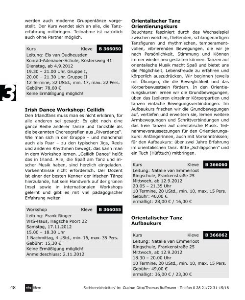 VHS_Buch 2. Halbjahr 2012-neu-36 - in Kleve