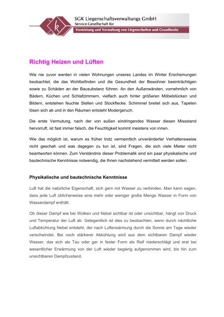 Richtig Heizen Und Luften Kling Group De