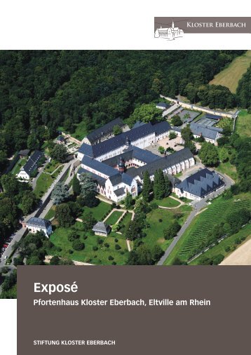 Expose Pfortenhaus 2013.indd - Kloster Eberbach