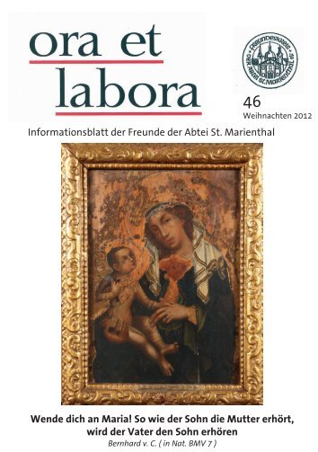 ora et labora - Heft 46 - Kloster-Service