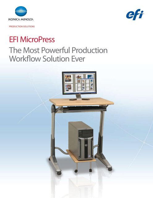 EFI MicroPress Brochure - Konica Minolta