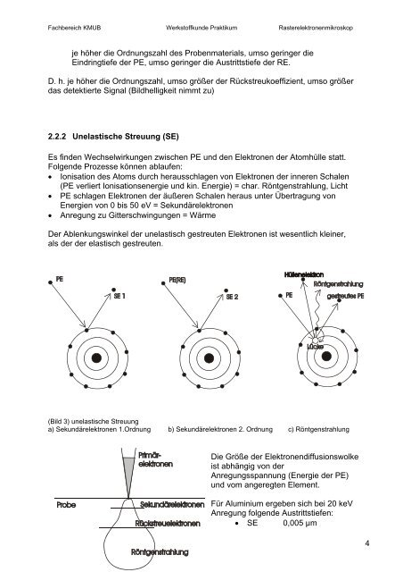 Rasterelektronenmikroskopische Untersuchungen Werkstoffkunde ...