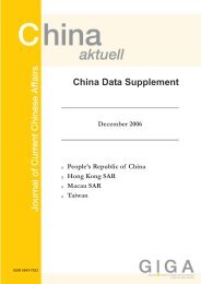 China Data Supplement December 2006