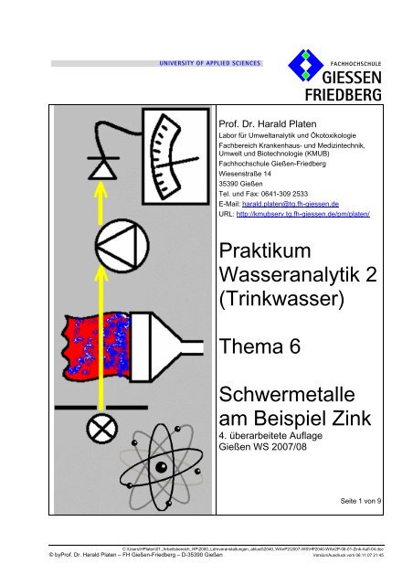 WAn2P, Thema 6 - und Biotechnologie (KMUB)