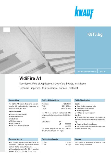 VidiFire A1 - Knauf