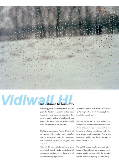 Vidiwall HI - Knauf