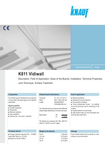 K811 Vidiwall - Knauf