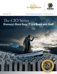 CIO Series: Diversey - Wipro