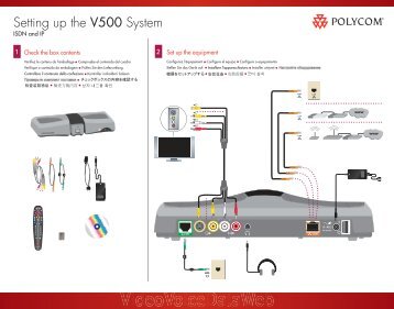Setting up the V500 System - Knowledge Base - Polycom