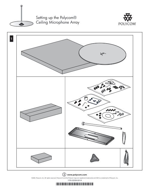 Setting Up The Polycom Ceiling Microphone Array Knowledge