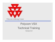 VSX Technical Training 8.pdf - Knowledge Base - Polycom
