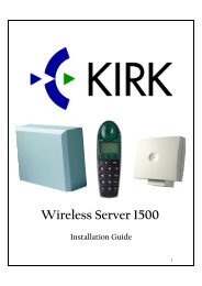 KIRK Wireless Server 1500 DECT Users Guide.pdf - Knowledge Base