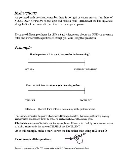 Prosthesis Evaluation Questionnaire - Análise de Marcha