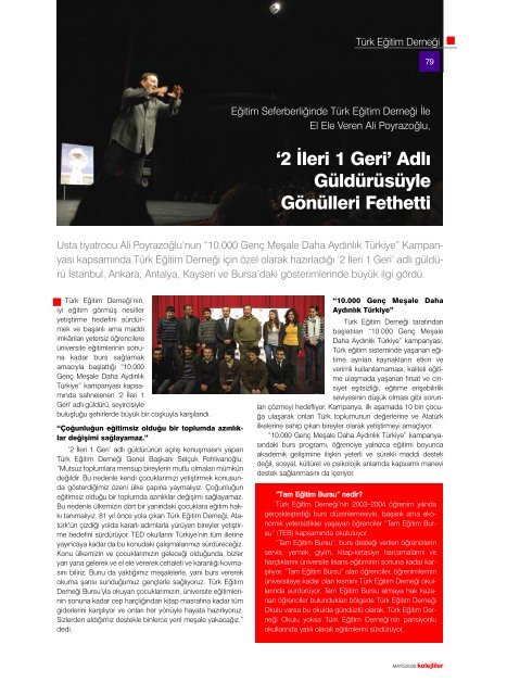 Kay bet tik le ri miz - TED Ankara Koleji Mezunları Derneği