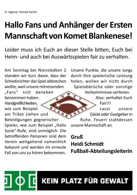 saison 2010/2011 - Komet Blankenese