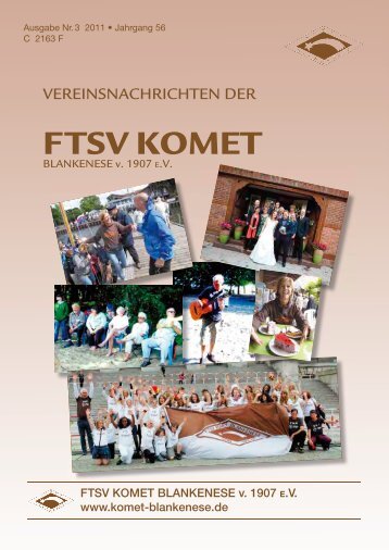 Vereinsnachrichten 3/2011 - Komet Blankenese
