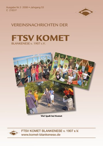 Vereinsnachrichten 3/2008 - Komet Blankenese