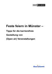 Checkliste barrierefreie Veranstaltungen - KOMM Münster