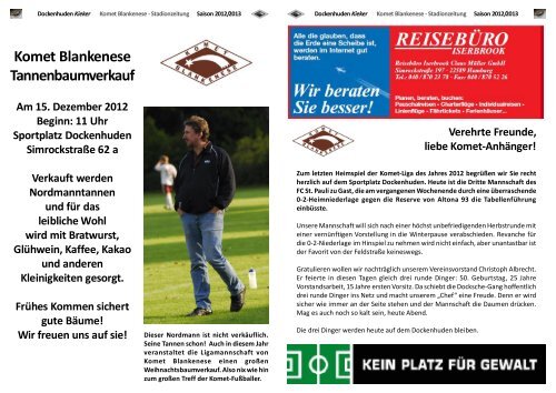 Saison 2012/2013 - Komet Blankenese