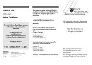 Flyer Betriebliche Suchtberatung