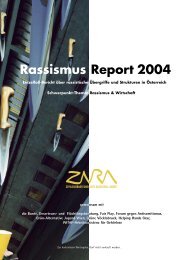 Rassismus Report 2004 - Zara