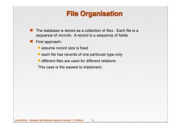 Chapter 11: Storage and File Structure - Komputasi