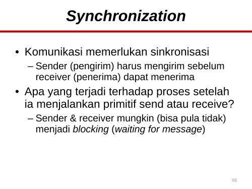 Mutual Exclusion dan Sinkronisasi - Komputasi