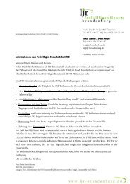 Informationen zum Freiwilligen Sozialen Jahr (FSJ) Informationen ...