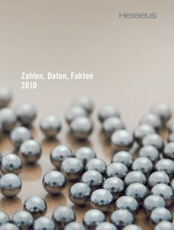 Zahlen, Daten, Fakten 2010