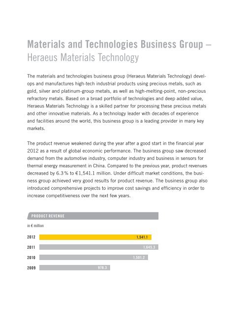 Facts and Figures 2012