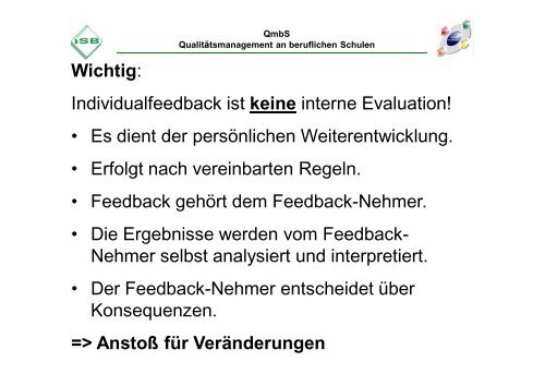 Individualfeedback - Bayern