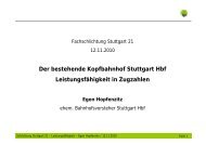 Präsentation (Hopfensitz) / 220 kB - Schlichtung Stuttgart 21