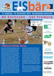 BG Karlsruhe : USC Freiburg