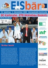 BG Karlsruhe : ETB Wohnbau Baskets Essen