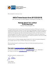 KGCCI 8 Korean Executive Forum - AHK Korea