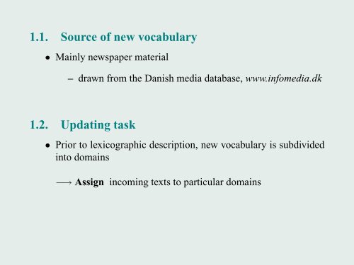 Automatic detection of new domain-specific words, using document ...