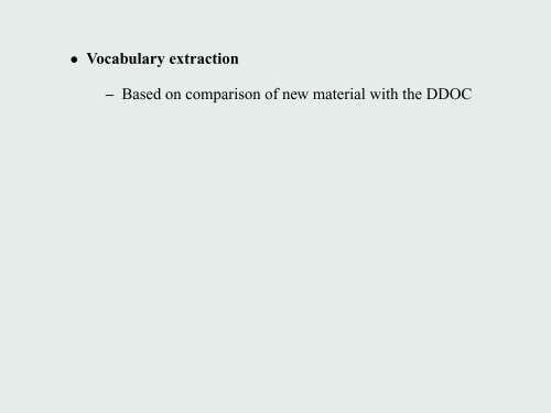 Automatic detection of new domain-specific words, using document ...