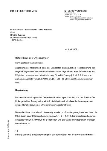 können Sie meinen Brief an die Bundesministerin für Justiz als pdf ...