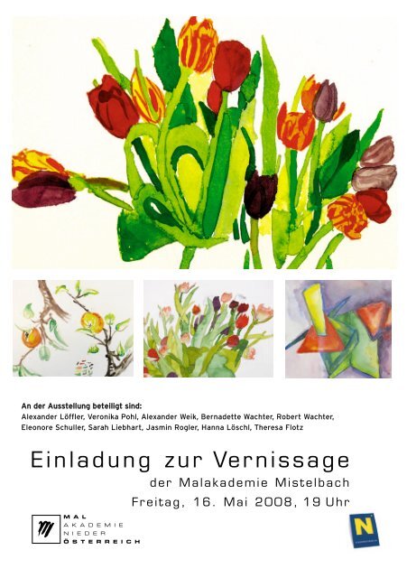 Einladung zur Vernissage