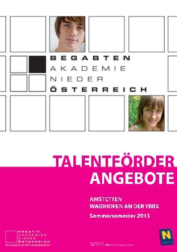 Amstetten/Waidhofen an der Ybbs - Kreativakademien ...