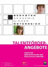 Amstetten/Waidhofen an der Ybbs - Kreativakademien