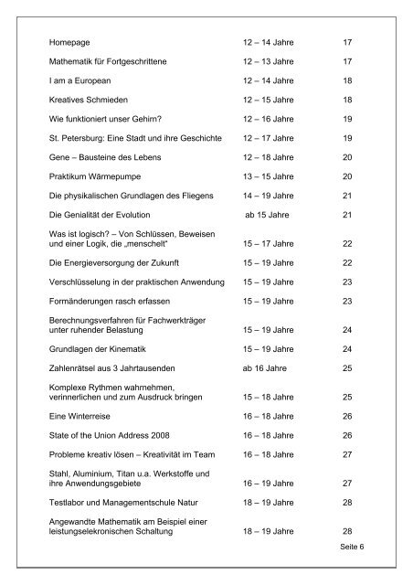 talentf ö rderangebote - Kreativakademien Niederösterreich