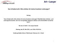 BbdF Urheberrecht Script.pdf - Hamburg Kreativ Gesellschaft mbH