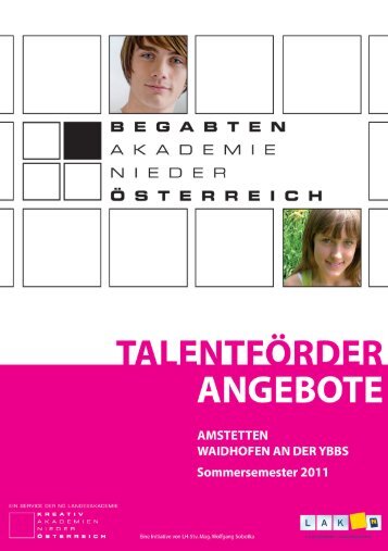 Amstetten/Waidhofen an der Ybbs - Kreativakademien ...