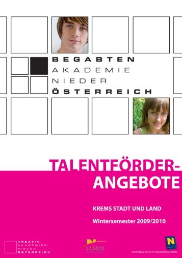 Krems Stadt und Land - Kreativakademien Niederösterreich