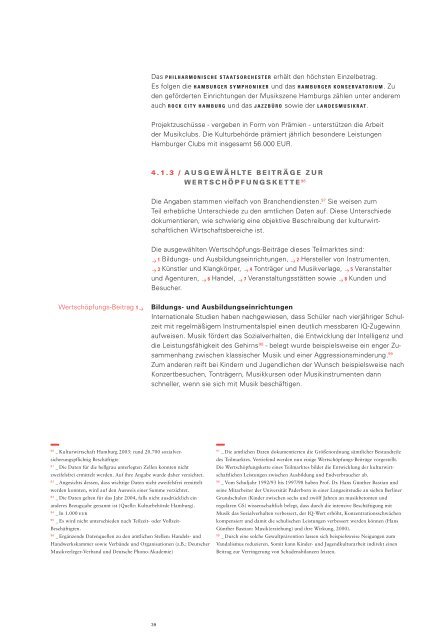 Hamburger Kulturwirtschaftsbericht 2006 - Creative.NRW