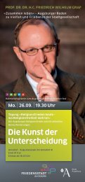 Die Kunst der Unterscheidung