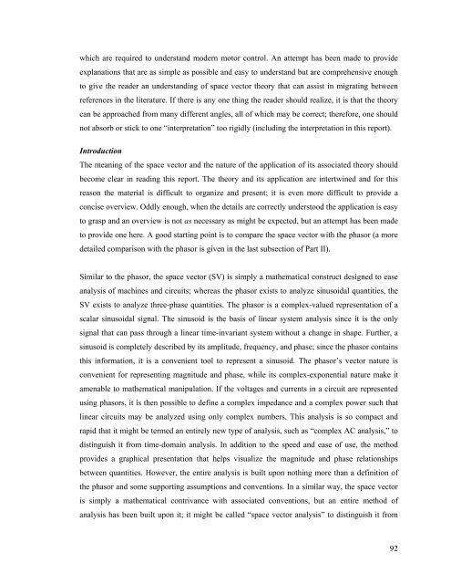 SENSORLESS FIELD ORIENTED CONTROL OF BRUSHLESS ...