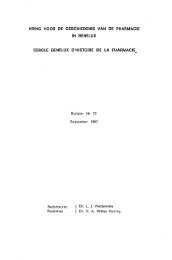 Kring voor geschiedenis van de pharmacie in de Benelux