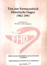 1992-084 geschiedenis/histoire pharmacie - Kringgeschiedenis